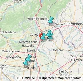 Mappa 31010 Mareno di Piave TV, Italia (27.46455)