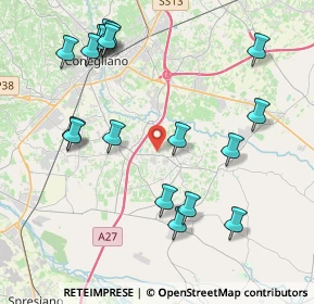 Mappa 31010 Mareno di Piave TV, Italia (4.57556)