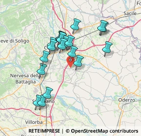 Mappa 31010 Mareno di Piave TV, Italia (6.43526)
