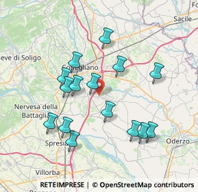 Mappa 31010 Mareno di Piave TV, Italia (6.95133)
