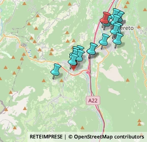 Mappa Via Cooperazione, 38065 Mori TN, Italia (3.62778)