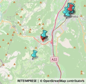 Mappa Via della Cooperazione, 38065 Mori TN, Italia (5.09071)