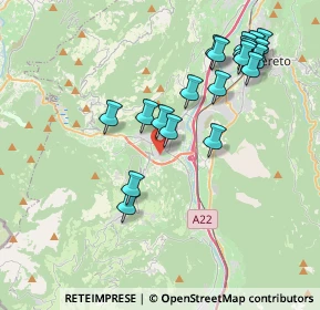 Mappa Via Cooperazione, 38065 Mori TN, Italia (4.0505)
