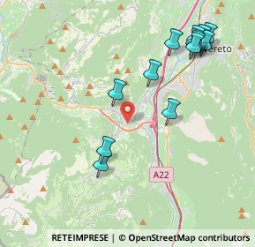 Mappa Via Cooperazione, 38065 Mori TN, Italia (4.45385)