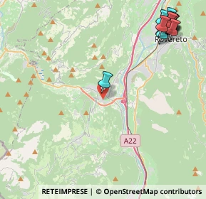 Mappa Via della Cooperazione, 38065 Mori TN, Italia (6.08923)