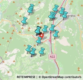 Mappa Via Cooperazione, 38065 Mori TN, Italia (3.27)