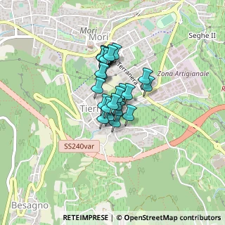 Mappa Via della Cooperazione, 38065 Mori TN, Italia (0.236)