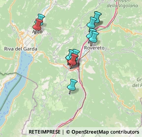 Mappa Via Cooperazione, 38065 Mori TN, Italia (5.59923)