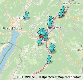 Mappa Via Cooperazione, 38065 Mori TN, Italia (6.20538)