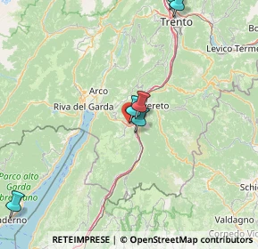 Mappa Via Cooperazione, 38065 Mori TN, Italia (37.4225)