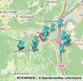 Mappa Via Cooperazione, 38065 Mori TN, Italia (1.50588)