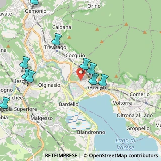 Mappa Via dei Ciclamini, 21026 Gavirate VA, Italia (2.69)