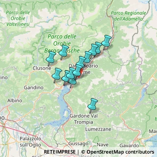 Mappa Via Valle, 25050 Pian Camuno BS, Italia (8.83214)