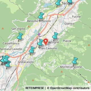 Mappa Via Valle, 25050 Pian Camuno BS, Italia (3.06333)