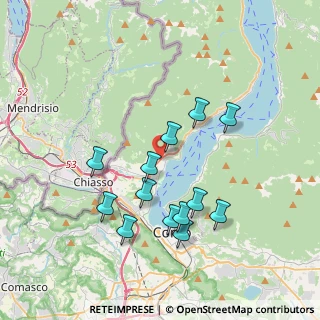 Mappa SS340, 22012 Cernobbio CO, Italia (3.50769)