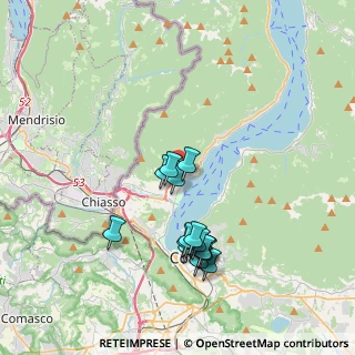 Mappa SS340, 22012 Cernobbio CO, Italia (3.42867)
