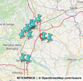 Mappa Via Calmessa, 31010 Mareno di Piave TV, Italia (6.12909)