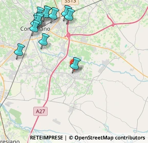 Mappa Via Calmessa, 31010 Mareno di Piave TV, Italia (5.24)
