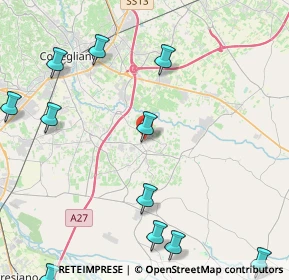 Mappa Via Calmessa, 31010 Mareno di Piave TV, Italia (5.97667)