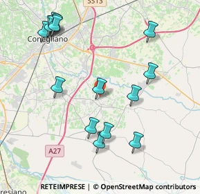 Mappa Via Calmessa, 31010 Mareno di Piave TV, Italia (4.56)