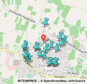 Mappa Via Calmessa, 31010 Mareno di Piave TV, Italia (0.441)