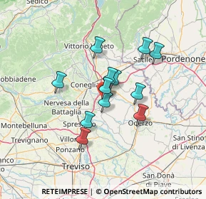 Mappa Via Calmessa, 31010 Mareno di Piave TV, Italia (10.28417)