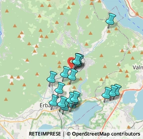 Mappa Via Cà Bianca, 22030 Castelmarte CO, Italia (3.40632)