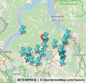 Mappa Via Cà Bianca, 22030 Castelmarte CO, Italia (7.491)