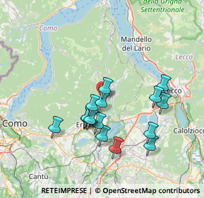 Mappa Via Cà Bianca, 22030 Castelmarte CO, Italia (6.55938)