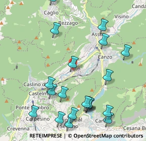 Mappa Via Cà Bianca, 22030 Castelmarte CO, Italia (2.4415)