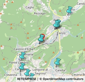 Mappa Via Cà Bianca, 22030 Castelmarte CO, Italia (2.29727)