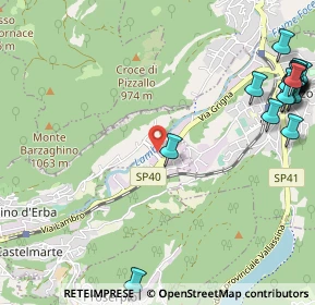 Mappa Via Cà Bianca, 22030 Castelmarte CO, Italia (1.6015)