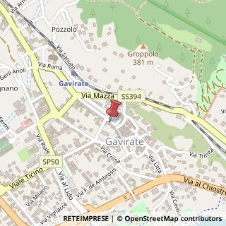 Mappa Viale Garibaldi, 17, 21026 Gavirate, Varese (Lombardia)