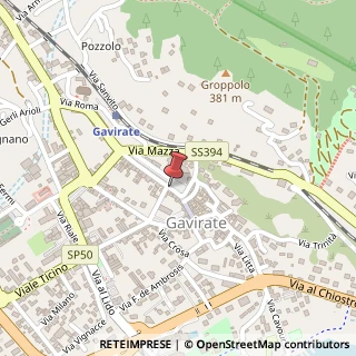 Mappa Viale Garibaldi, 25, 21026 Gavirate, Varese (Lombardia)