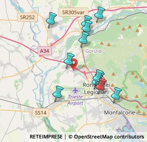 Mappa Via Enrico Mattei, 34070 San Pier d'Isonzo GO, Italia (3.63417)