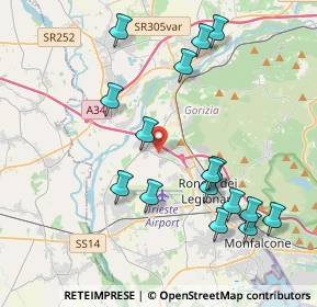 Mappa Via Enrico Mattei, 34070 San Pier d'Isonzo GO, Italia (4.21563)