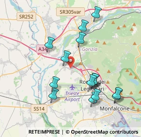 Mappa Via Enrico Mattei, 34070 San Pier d'Isonzo GO, Italia (3.85)