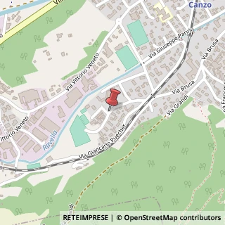 Mappa Via Orlando Bosisio, 30, 22035 Canzo, Como (Lombardia)