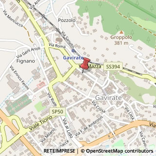 Mappa Viale Garibaldi, 63, 21026 Gavirate, Varese (Lombardia)