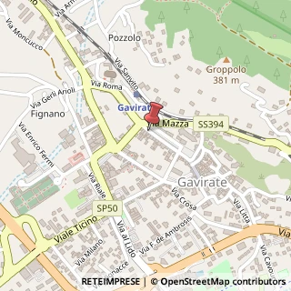 Mappa Via Giuseppe Garibaldi, 71, 21026 Gavirate, Varese (Lombardia)