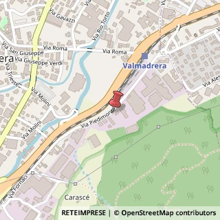 Mappa Via Piedimonte, 28, 23868 Valmadrera, Lecco (Lombardia)