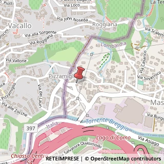 Mappa Via 20 Settembre, 75, 22026 Maslianico, Como (Lombardia)