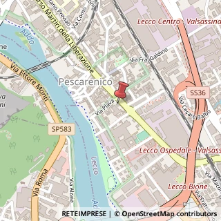Mappa Corso Carlo Alberto, 36, 23900 Lecco, Lecco (Lombardia)