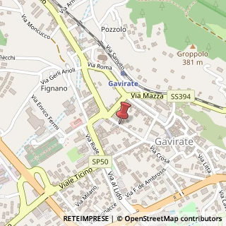 Mappa Via IV Novembre, 10, 21026 Gavirate, Varese (Lombardia)