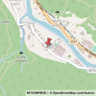 Mappa Via Oliero Sotto, 42, 36020 Valstagna, Vicenza (Veneto)