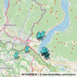 Mappa Via Isonzo, 22012 Cernobbio CO, Italia (3.49688)