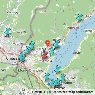 Mappa Via Isonzo, 22012 Cernobbio CO, Italia (2.499)