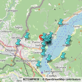 Mappa Via Isonzo, 22012 Cernobbio CO, Italia (1.5705)