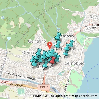 Mappa Via Isonzo, 22012 Cernobbio CO, Italia (0.34815)