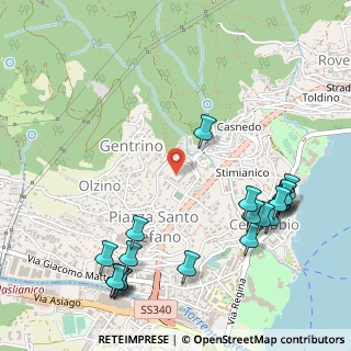Mappa Via Isonzo, 22012 Cernobbio CO, Italia (0.661)